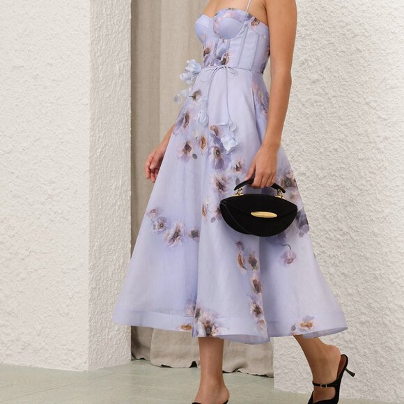 Zimmermann HYPNOTIC Spaghetti Strap Maxi Dress - Picture 12 of 16